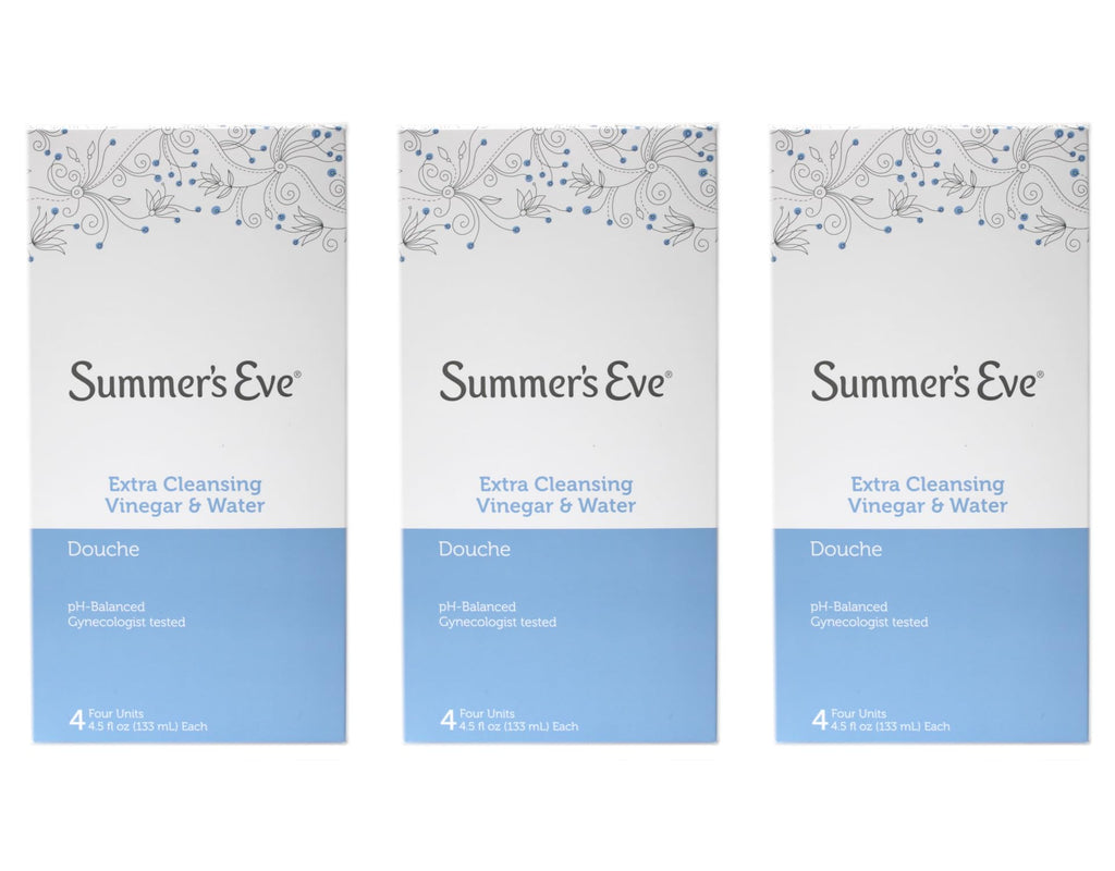 Summer's Eve Douche, Extra Cleansing Vinegar & Water, 2 x 4.5 Ounce (Pack of 6) Y