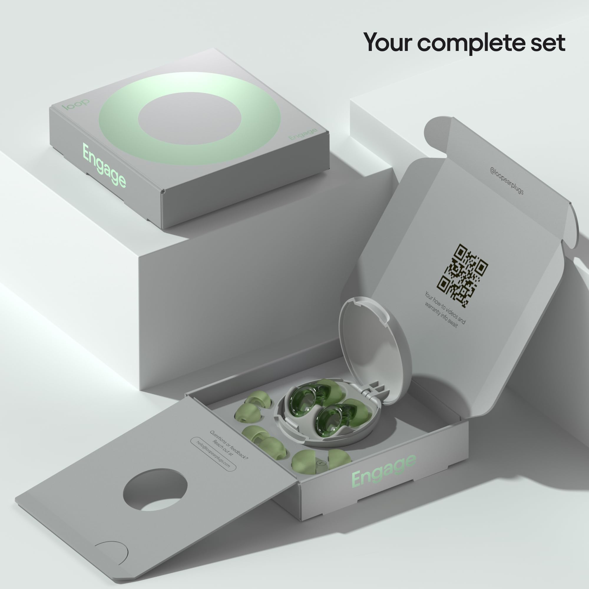 Loop Engage Earplugs for Conversation -  Low-Level Noise Reduction with Clear Speech - Social Gatherings, Noise Sensitivity & Pa