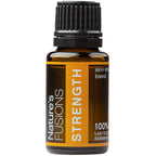 Natures Fusions Strength, 100% Pure and Natural Essential Oil Blend for Aromatherapy and Topical Use, .5 Fl Oz (Pack of 1) (15 