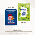 Chrysal Flower Boost - Clear Flower Food Packets for Flower Arrangements & Bouquets - Floral Supplies for Fresh Flowers - Fresh