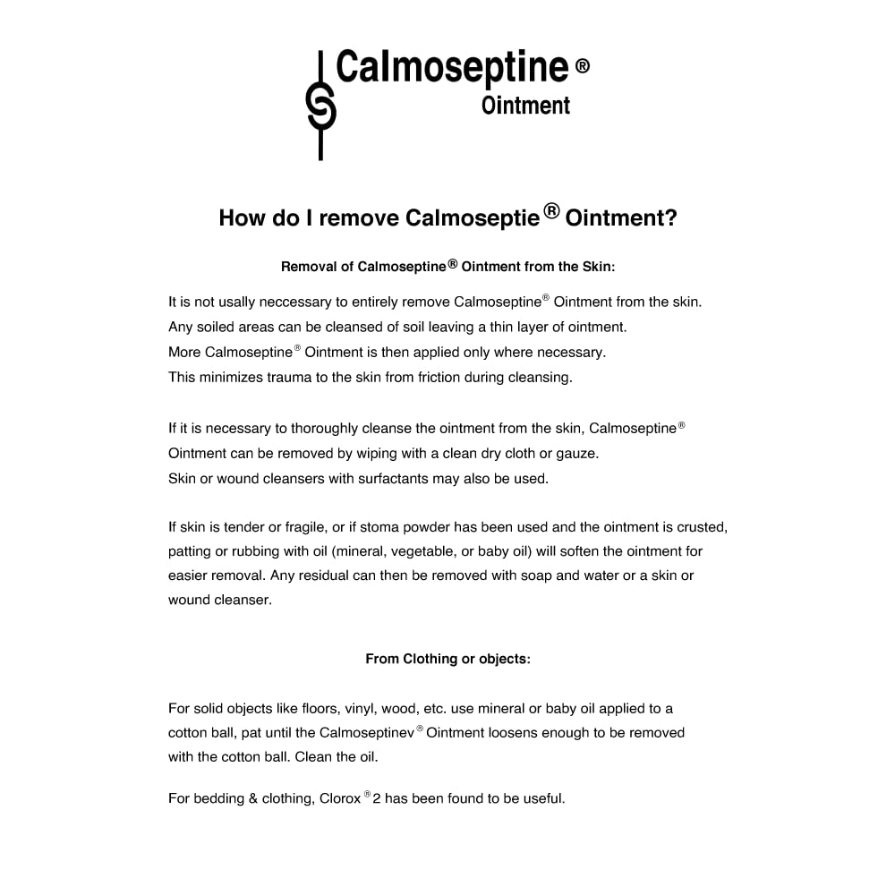 Calmoseptine Antiseptic Ointment 4 oz (Pack of 12)