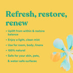 ASUTRA Multi-Use Essential Oil Aromatherapy Spray (Tea Tree & Juniper), 4 fl oz - Mist for Face, Body, Rooms & Linens - Car, Fab