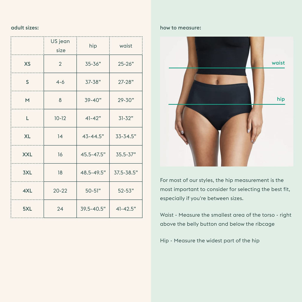 Speax by Thinx Hi-Waist Incontinence Underwear for Women, Washable Incontinence Underwear Women, Postpartum Underwear Feminine C