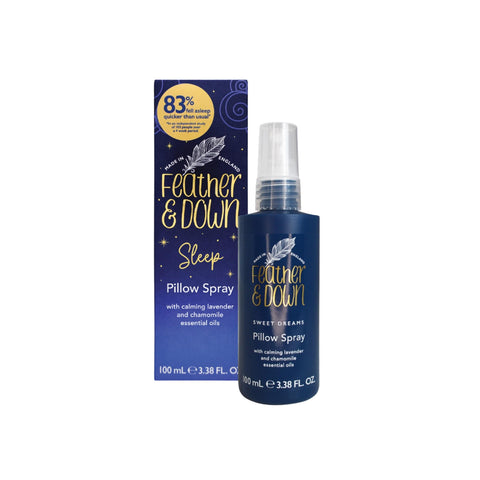 Feather & Down Sweet Dream Pillow Spray (100ml) - With Calming Lavender & Chamomile Essential Oils. Encouraging Calm, Tranquilit