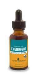 Herb Pharm Certified Organic Eyebright Liquid Extract for Respiratory System Support - 1 Ounce, clear