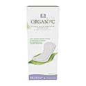 ORGANYC Hypoallergenic 100% Organic Cotton Panty Liners, flat, 24-count Boxes (Pack of 2)