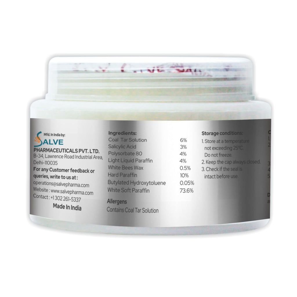 SALVE Psoriasis Coal Tar Salicylic Acid 100gm(Pack of 2)