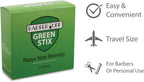 Green Stix Styptic Pencil (3 Pack) | Stops Minor Shaving Nicks, Razor Cuts & Bleeding | Professional Barber & Personal Grooming Accessory