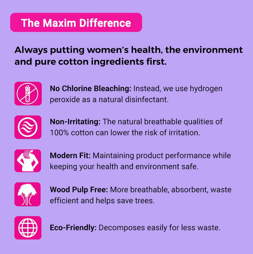 Maxion Ultra Thin Winged Pads Regular 10 Count