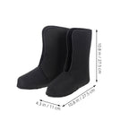 ibasenice Insulated Boot Liners for Men Waterproof Fleece Lined Snow Boot Inserts Warm Winter Shoe Liners for Fishing Hiking 12.