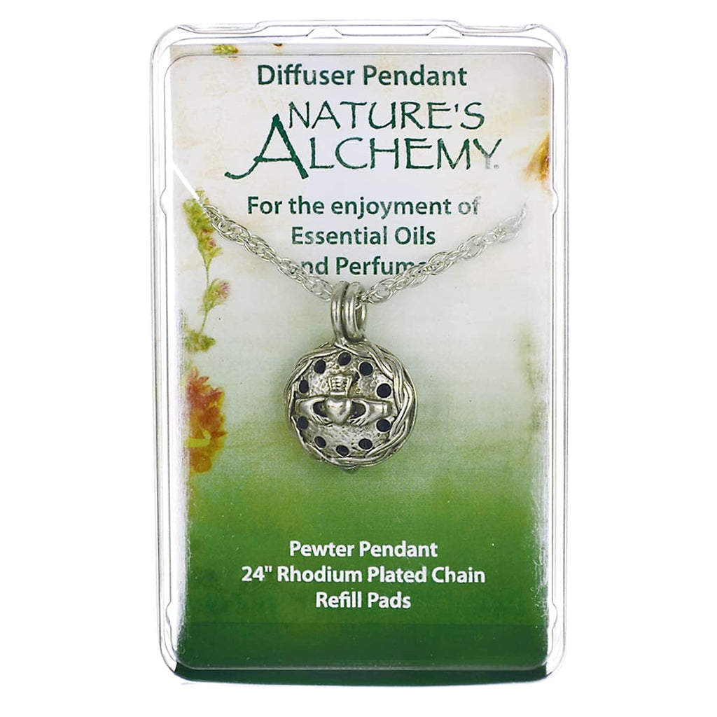 Irish Claddagh Diffuser Pendant Necklace 1 Unit