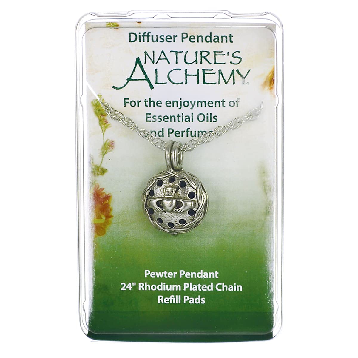 Irish Claddagh Diffuser Pendant Necklace 1 Unit