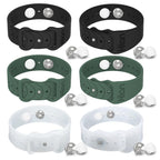 Motion Sickness Bands Anti Nausea Acupressure Wristband Sea Sickness Wristbands Nausea Bands(3Pairs-Black+Green+Transparent)