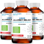Puregen Labs Allergy Relief Oral Solution, Diphenhydramine HCl 12.5mg/5 mL, Antihistamine, Cherry Flavor, 16 Ounces 3 Pack