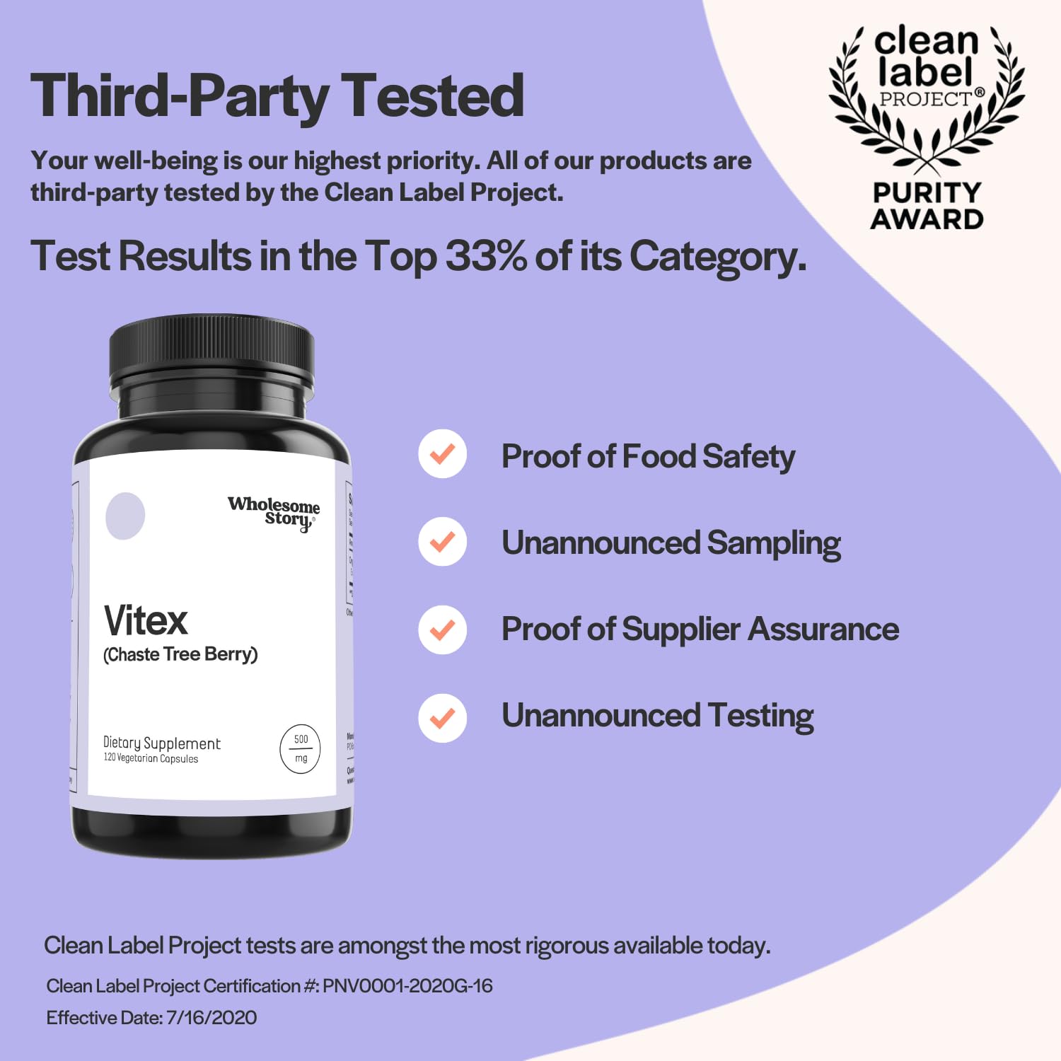 Vitex Supplement for Women | Vitex Chasteberry Supplement for Women | Chaste Tree Berry Supplement | Vitex Agnus-Castus | Vitex