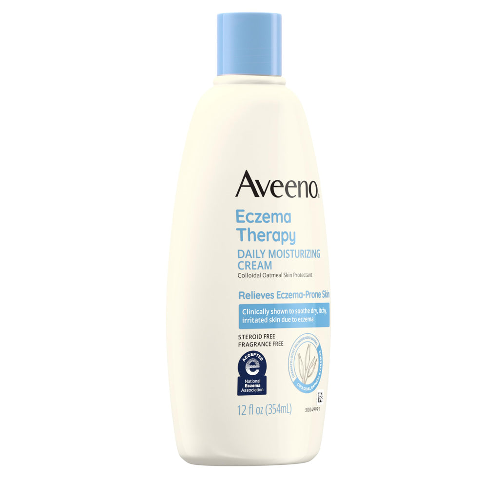 Aveeno Eczema Therapy Daily Moisturizing Body Cream for Sensitive Skin, Soothing Eczema Relief Cream, Colloidal Oatmeal & Cerami