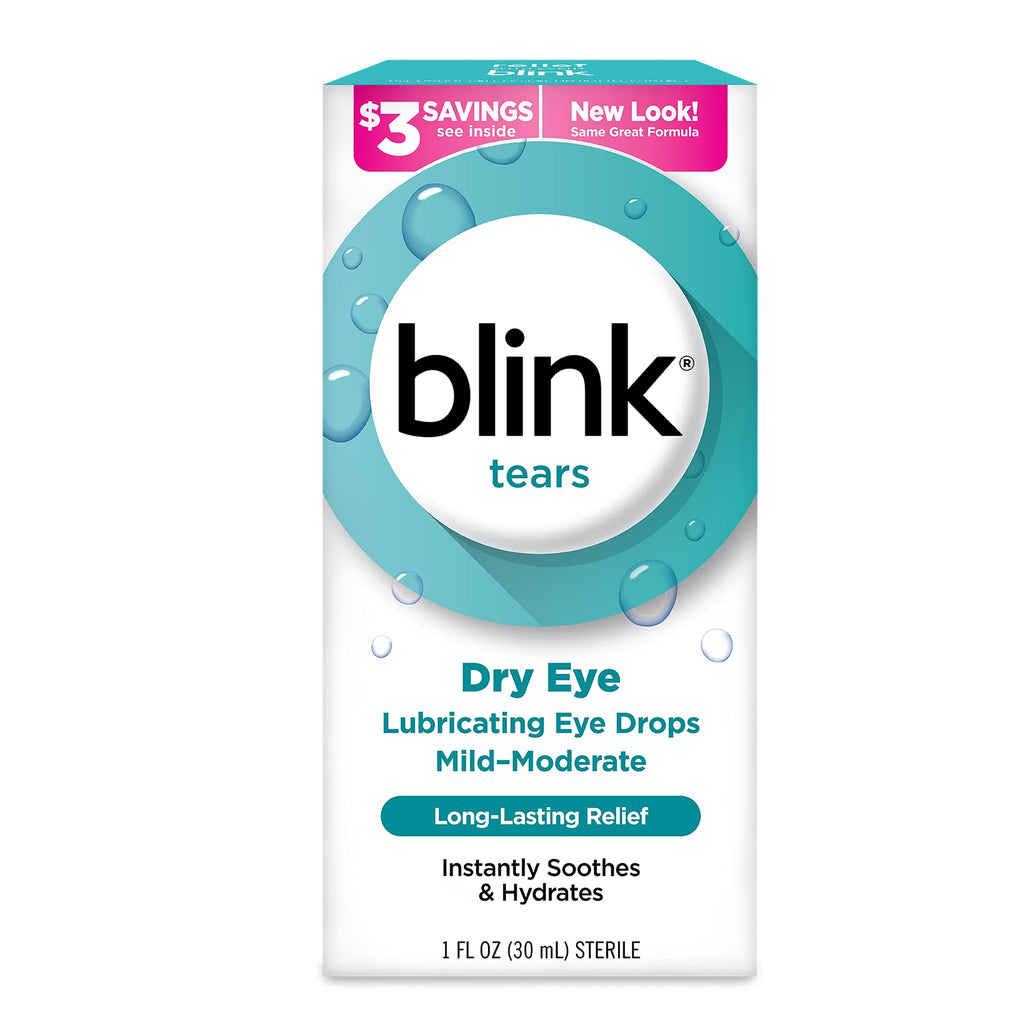 blink Tears Lubricating Eye Drops Mild-Moderate Dry Eye 30 mL (Pack of 2)