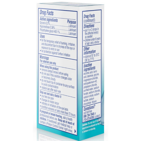 Visine Dry Eye Relief Lubricant Eye Drops 2 x 0.5 oz (4 Pack)