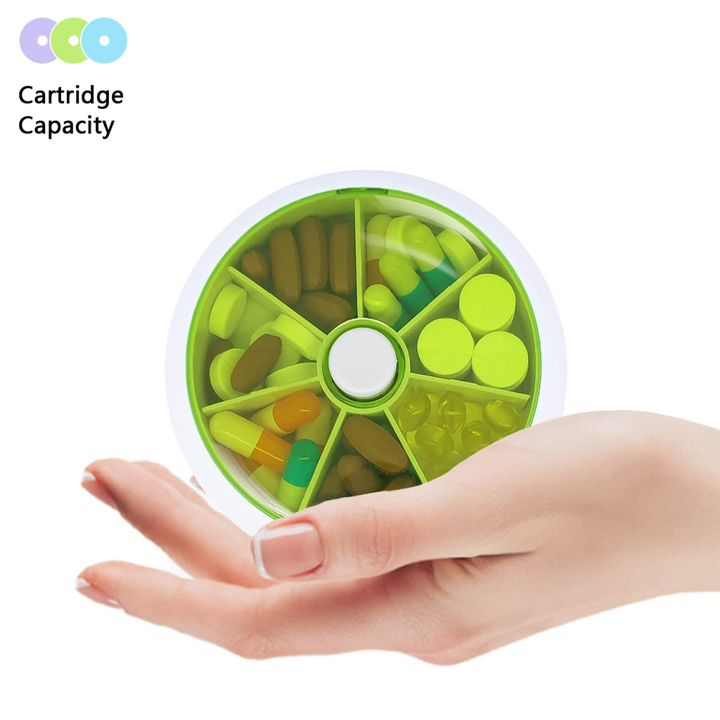 3PCS Pill Organizer Travel Pill case for Purse Portable Medicine case Small Weeks Pill Box for Vitamins/Fish Oil/Pills/Supplemen