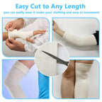 Tubular Stockinette Gauze Roll - Elastic Compression Sleeve for Arm & Leg Support, Cast Padding, Sweat Absorbent Bandage (3.5 W