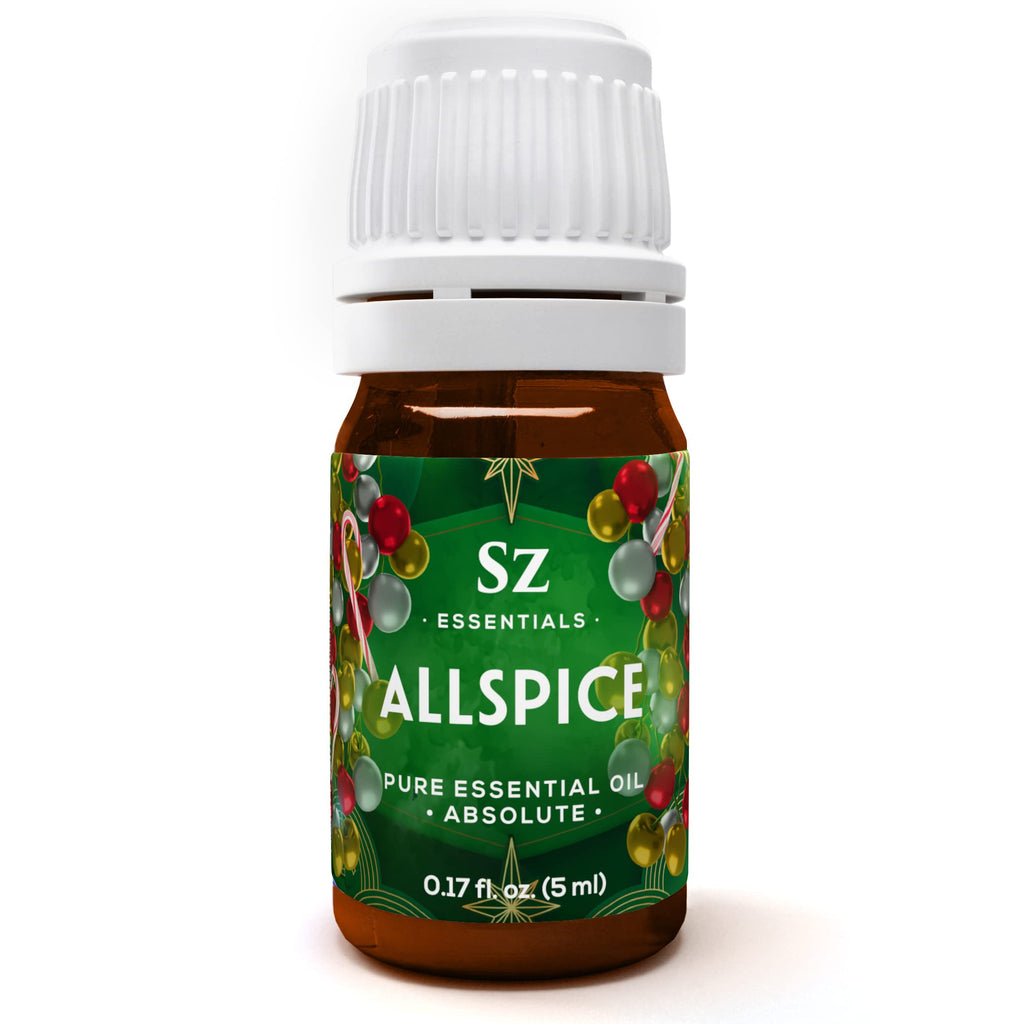 Sz Essentials - Allspice Essential Oil - Divine Scent! - The Real Deal! Extracted from Pimieta Diodica - Pure and Natural - Undi