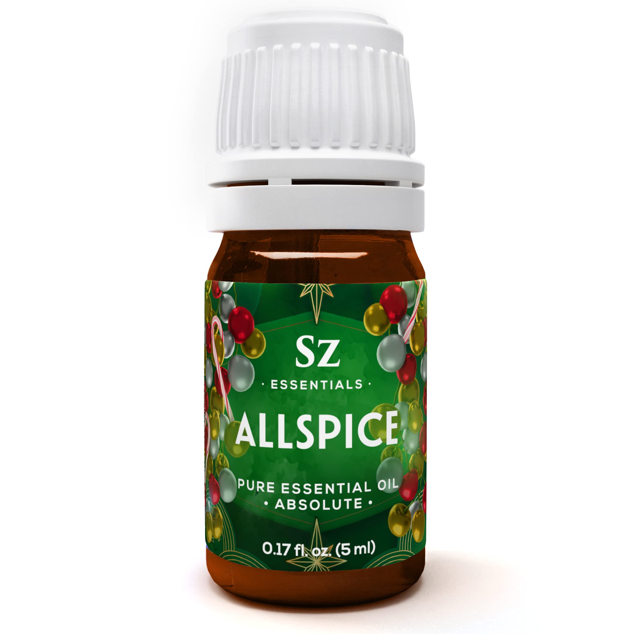 Sz Essentials - Allspice Essential Oil - Divine Scent! - The Real Deal! Extracted from Pimieta Diodica - Pure and Natural - Undi