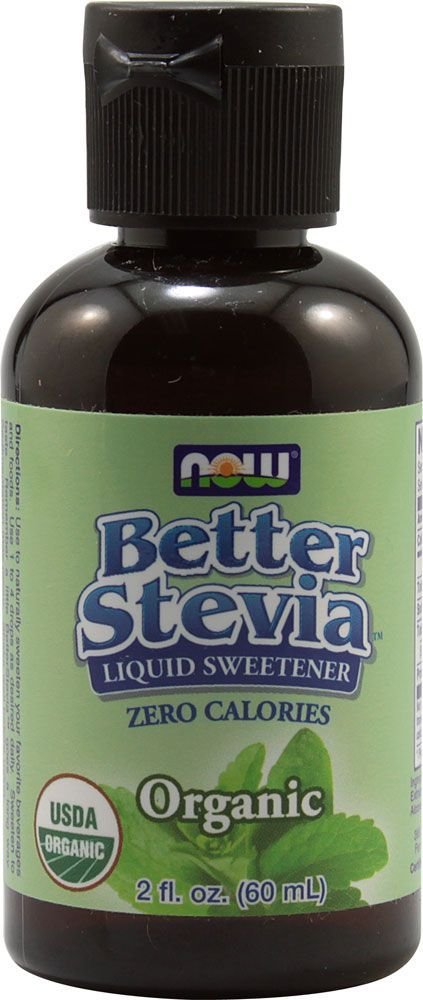 NOW Foods Better Stevia Organic Liquid Sweetener - 2 fl oz