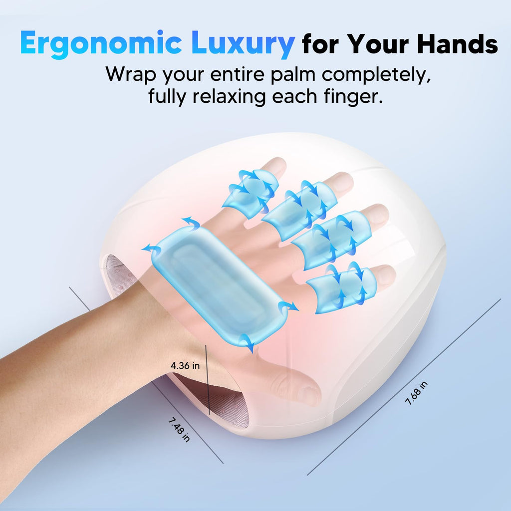 arboleaf Hand Massager with Heat and Compression, FSA HSA Eligible, Hand Massage Machine for Her Him, Adjustable Intensity for C