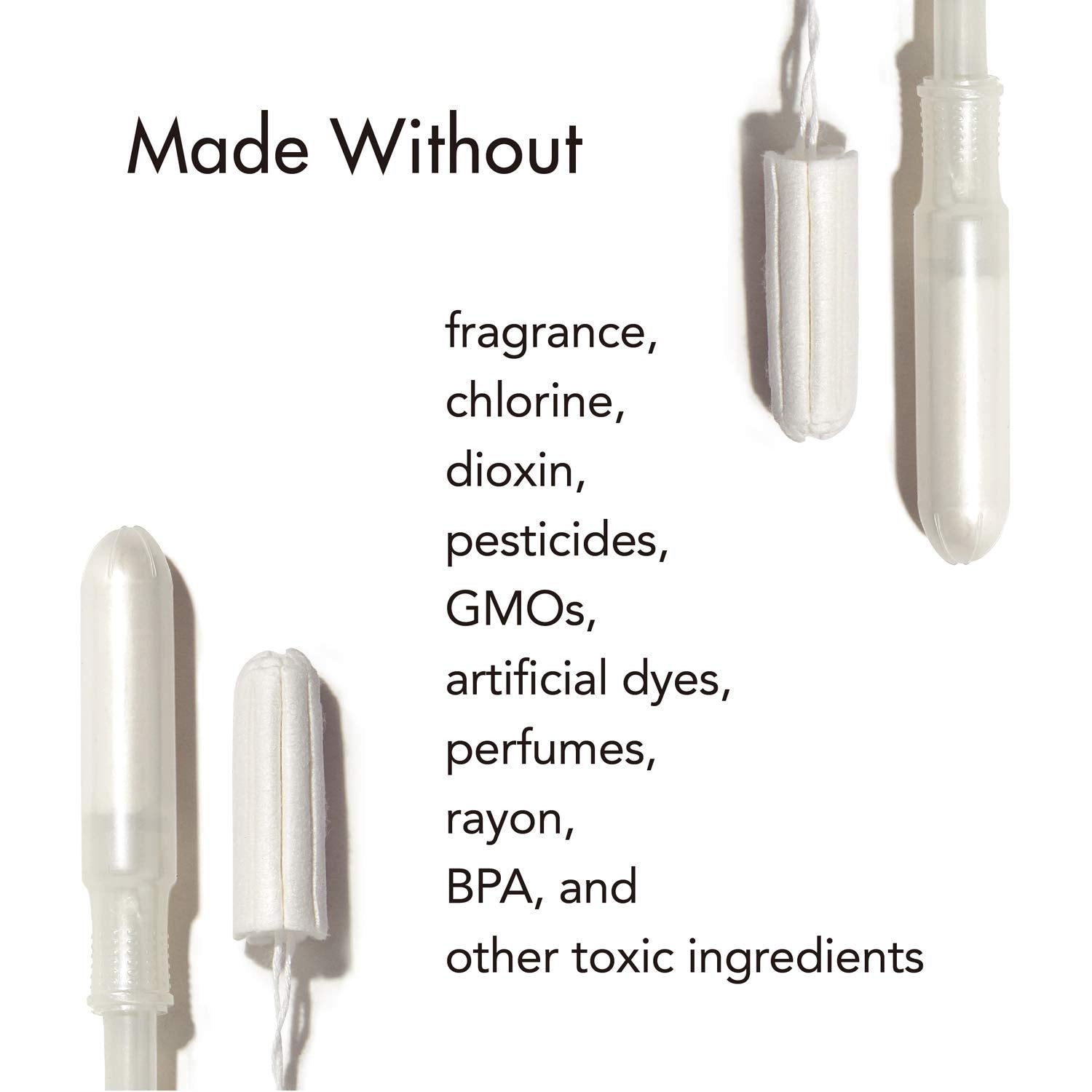 Tampons Made With Organic Cotton Super