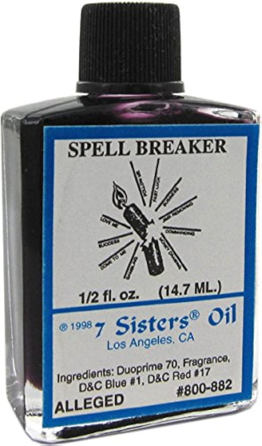 7 Sisters Of New Orleans Perfumed Anointing Oil - SPELL BREAKER 1/2oz