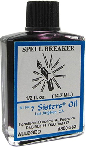 7 Sisters Of New Orleans Perfumed Anointing Oil - SPELL BREAKER 1/2oz