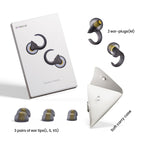 Ear Plugs, Medical Grade Silicone Ear Plugs for Sleeping, 25dB Ear Plugs for Noise Cancelling, 1g Extra-light Weight Earplugs, A