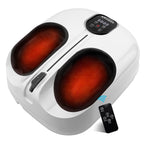 Wedpun Foot Massager with Heat Shiatsu Feet Massager for Neuropathy and Plantar Fasciitis Deep Kneading Air Compression Heat for