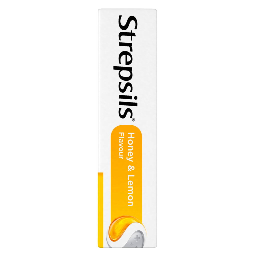 Strepsils Throat Lozenges Soothing Honey & Lemon 16 Pack