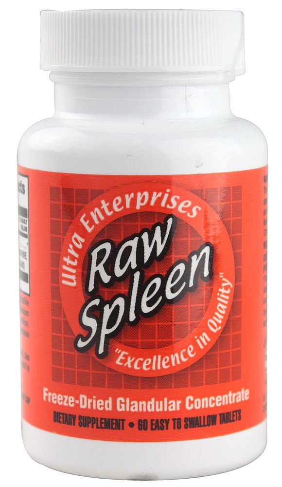 Ultra Glandulars Ultra Raw Spleen 200Mg 60 Tab2