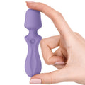 PinkScrew Portable Electric Travel Massager, Powerful Handheld Mini Neck Muscle Massage Tool (Lavender)