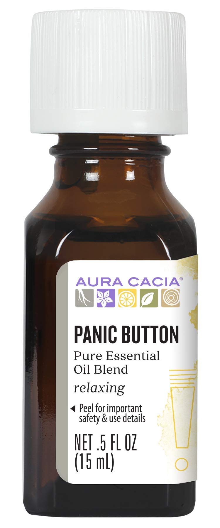 Aura Cacia Panic Button Essential Oil Blend | 0.5 fl. oz.
