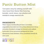Aura Cacia Essential Solutions Mist, Panic Button, 2 Fluid Ounce
