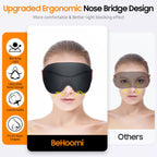 Sleep Mask, Premium Eye Mask for Sleeping, Total Blackout, Super Soft Comfort, Adjustable Fit, Upgraded 3D Ergonomic Designed Sl