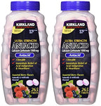 Kirkland Signature Chewable Ultra Strength Antacid / Calcium SUpplement 1000mg 265 Count (Pack of 2)