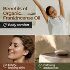 Gya Labs Organic Frankincense Essential Oil for Skin - 100% Pure Natural Organic Frankincense Oil for Face, Body Comfort & Diffu