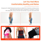Red Light Therapy Infrared Light Therapy Pad for Body Pain NIR Deep Therapy for Back Knee Hands Feet Relief Portable 660nm 850nm