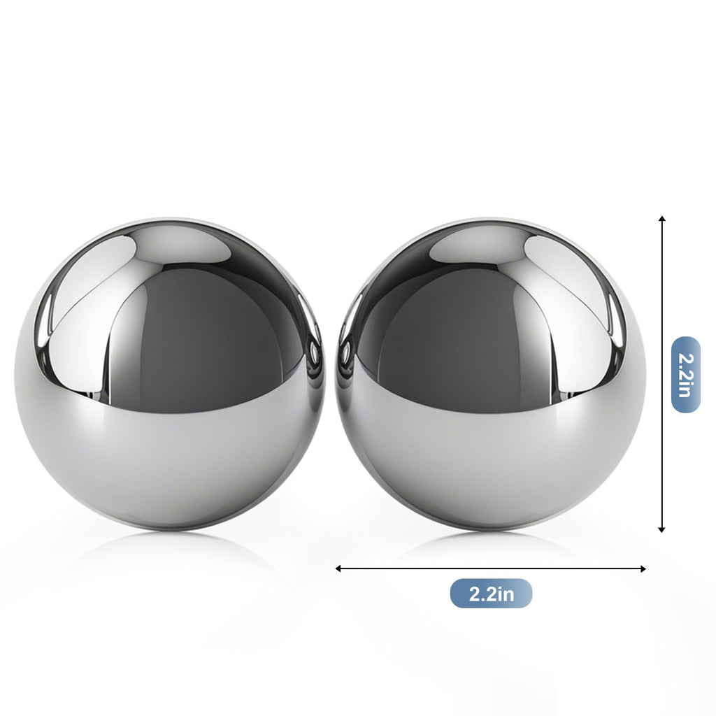 1.4lb, 2.2-inch Baoding Balls: Chinese Balls for Hand Therapy, Hand Massage, Tai Chi Balls, Meditation Balls - Suitable for Home
