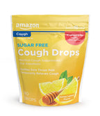 Amazon Basic Care Sugar Free Honey Lemon Cough Drops, 140 Count (Compare to Halls)