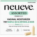 NeuEve LongLasting Vaginal Moisturizer Inserts | OBGYN Formulated | HormoneFree & EstrogenFree | 100% Natural | Assorted 3P