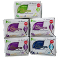 SHUYA Patented Anion Regular&Overnight Pads and Panty Liners Combination Suit Packaging with Free Testing Gift, Mint Herbal Scen