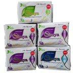 SHUYA Patented Anion Regular&Overnight Pads and Panty Liners Combination Suit Packaging with Free Testing Gift, Mint Herbal Scen