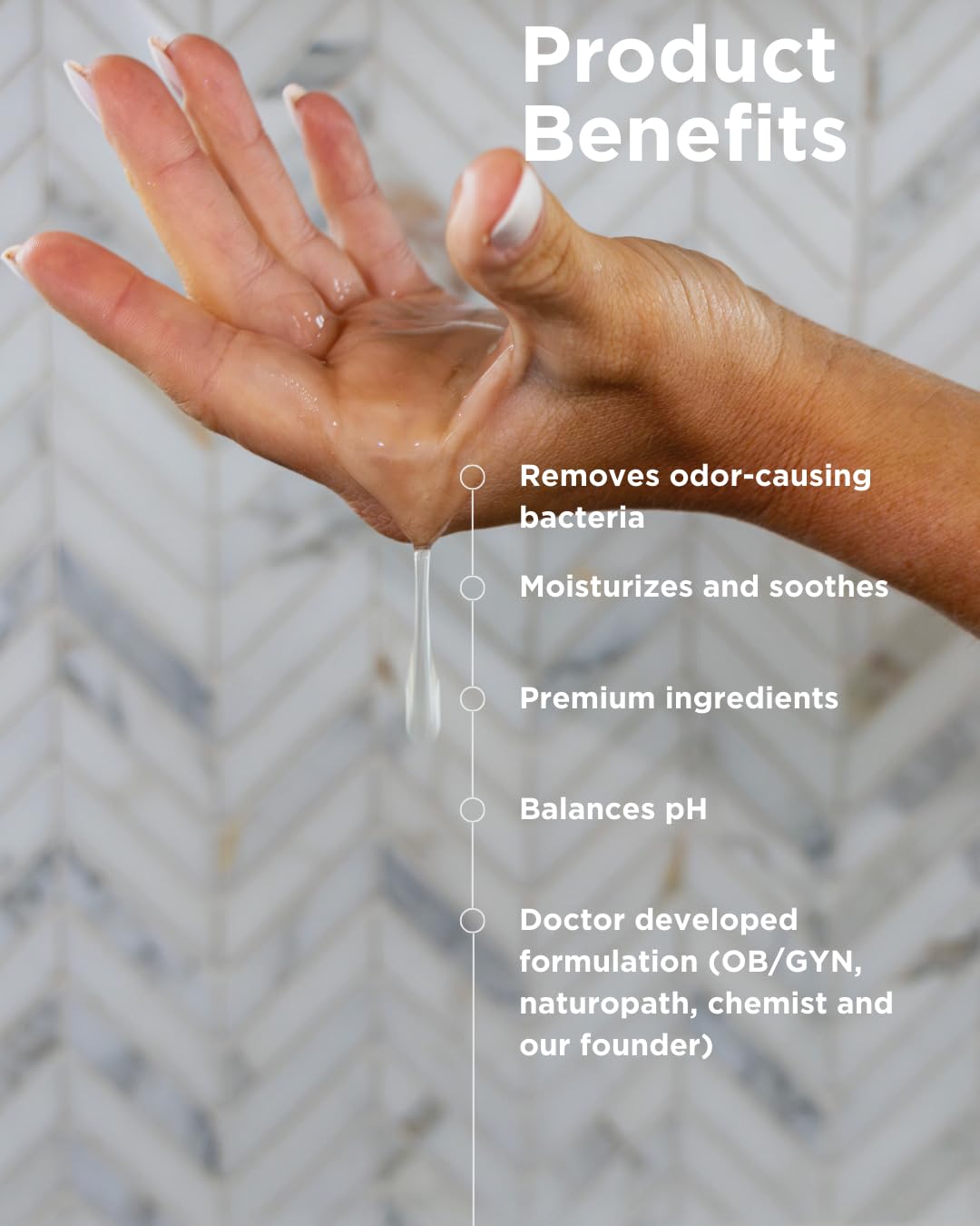 Healthy Hoohoo Gentle Feminine Wash for Women, pH Balanced Vulva Cleanser for Sensitive Skin, Plant Based Natural Hygiene, Unsce