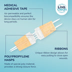 (3 CT) 1 X 3.7    Wound Closure Strips - Zip Stitch Wound Closure Kit - Butterfly Kit Device Zip Tie Skin Closuing Butterfly Ban