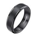 JEROOT 5mm 8mm Titanium Magnetic Ring for Men Women Unisex, Magnetic Band with Strong Magnets(3500 Gauss), Polished Matte Comfor